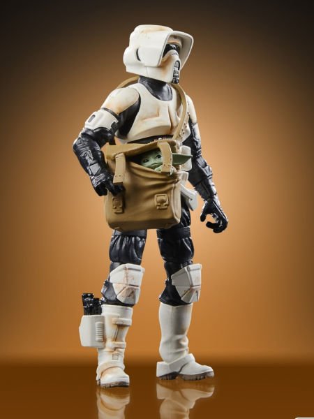 Star Wars Vintage Collection Speeder Bike, Scout Trooper & Grogu