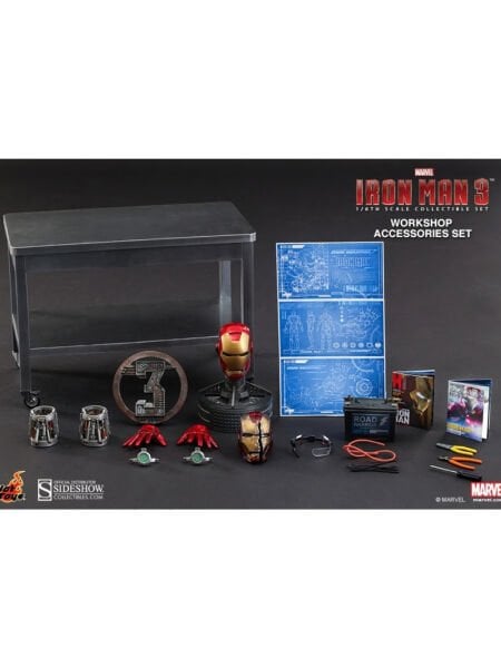 Iron Man 3 - Iron Man Workshop Accessories 1/6 Scale Koleksiyon Seti