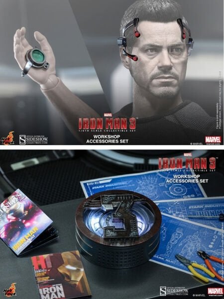 Iron Man 3 - Iron Man Workshop Accessories 1/6 Scale Koleksiyon Seti
