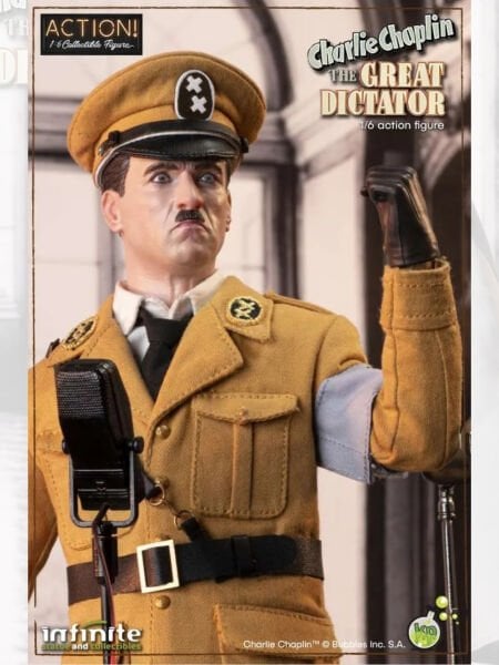 Charlie Chaplin Great Dictator Exclusive Version 1/6 Scale Koleksiyon Figürü