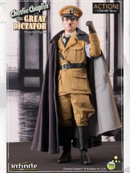 Charlie Chaplin Great Dictator Exclusive Version 1/6 Scale Koleksiyon Figürü