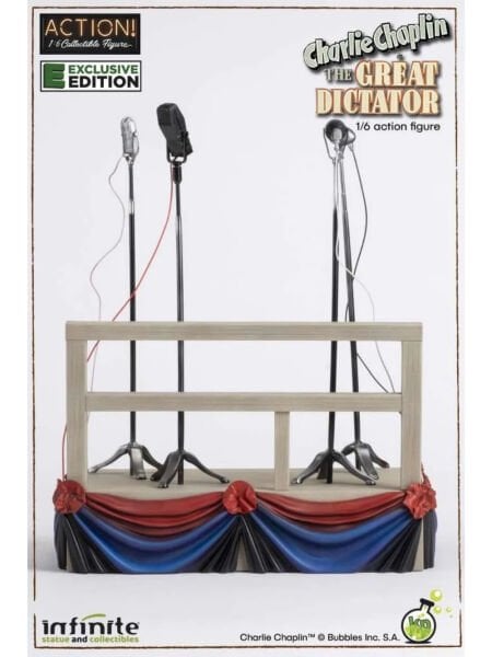 Charlie Chaplin Great Dictator Exclusive Version 1/6 Scale Koleksiyon Figürü