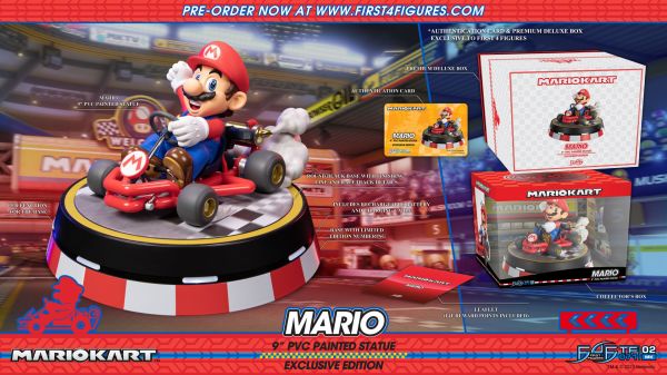 Super Mario: Mario Kart - Mario (Exclusive Edition) Heykel