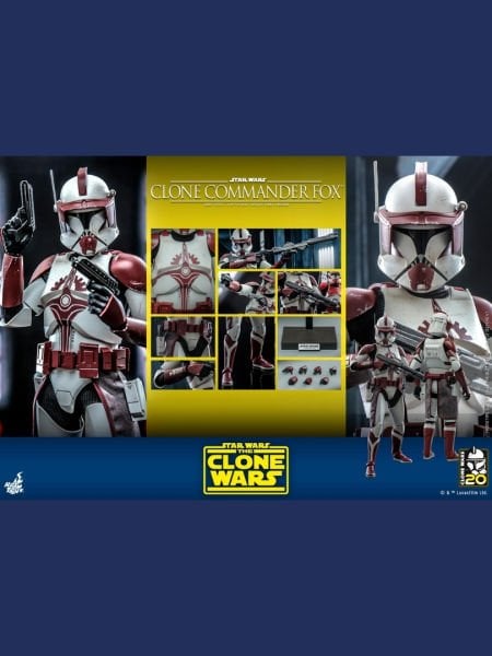 Star Wars: The Clone Wars - Clone Commander Fox 1/6 Scale Koleksiyon Figürü