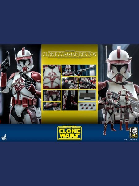 Star Wars: The Clone Wars - Clone Commander Fox 1/6 Scale Koleksiyon Figürü