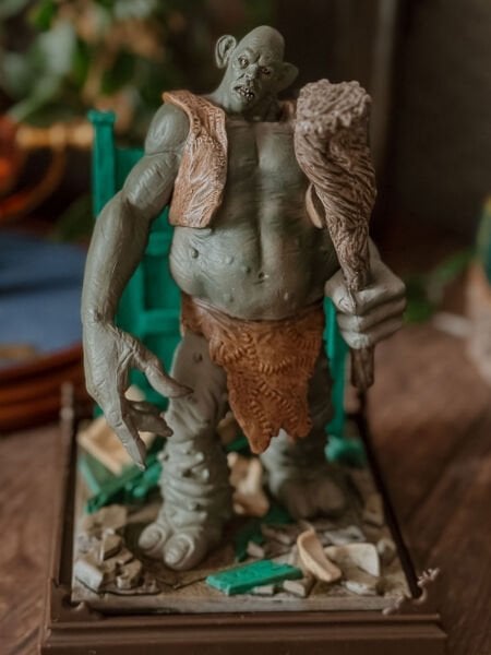 Harry Potter - Magical Creatures No.12 Troll Diaroma Heykel