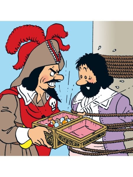 Tintin - Red Rackham the Pirate (Rackham Le Rouge) Figür