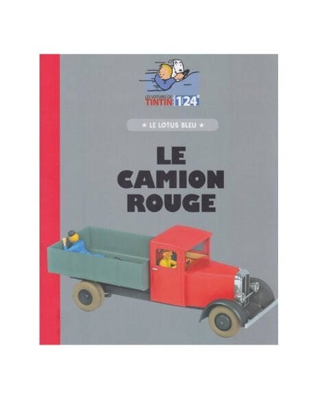 Tintin - Flatbed Truck (Le Camion Rouge) 1/24 Scale Diecast Model Araç (No.49)