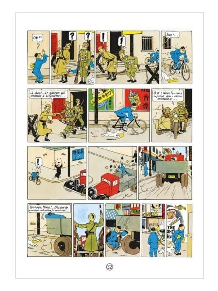 Tintin - Flatbed Truck (Le Camion Rouge) 1/24 Scale Diecast Model Araç (No.49)