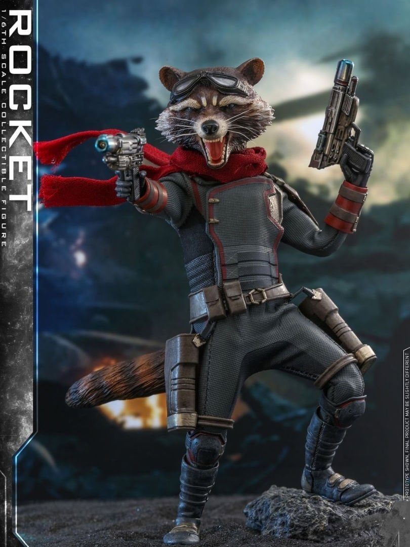 Avengers: Endgame - Rocket 1/6 Scale Koleksiyon Figürü