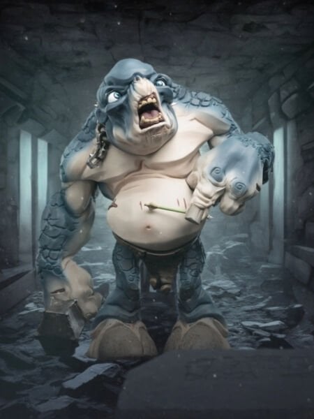 Lord of the Rings - Cave Troll Mini Epics Figür
