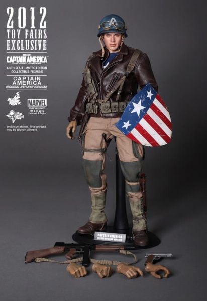 Captain America: The First Avenger - Captain America (Rescue Uniform Version) Limited Edition 1/6 Scale Koleksiyon Figürü