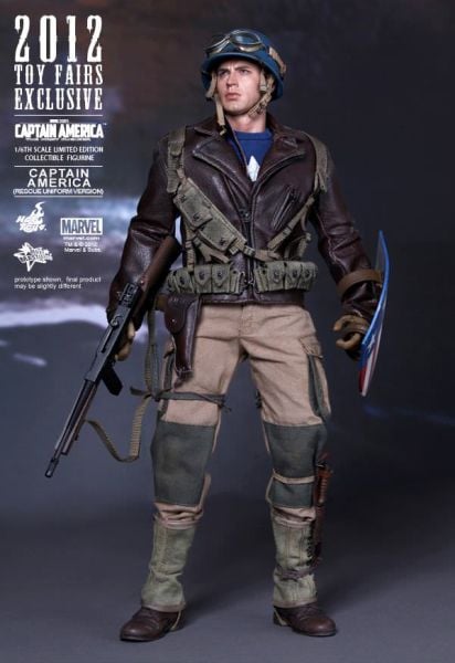 Captain America: The First Avenger - Captain America (Rescue Uniform Version) Limited Edition 1/6 Scale Koleksiyon Figürü