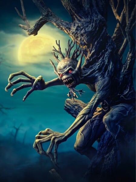 Fear of the Dark - Iron Maiden Eddie Deluxe 1/10 Art Scale Limited Edition Heykel