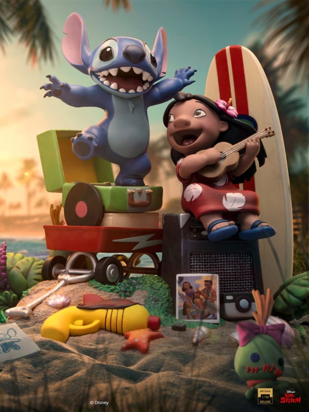 Disney Classics -  Lilo & Stitch Deluxe 1/10 Art Scale Limited Edition Heykel