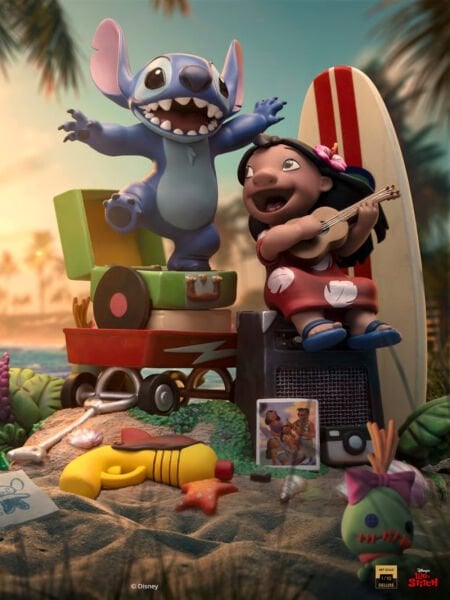 Disney Classics -  Lilo & Stitch Deluxe 1/10 Art Scale Limited Edition Heykel