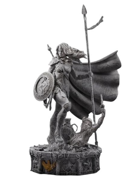 DC Comics - Wonder Woman Unleashed (Marble Edition) Deluxe 1/10 Art Scale Limited Edition Heykel
