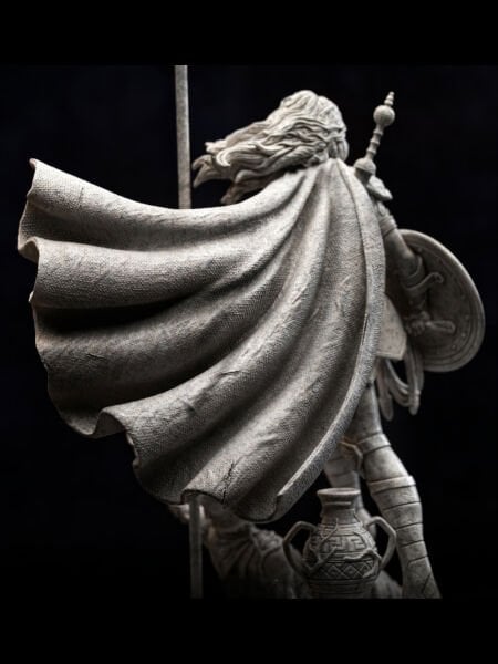 DC Comics - Wonder Woman Unleashed (Marble Edition) Deluxe 1/10 Art Scale Limited Edition Heykel