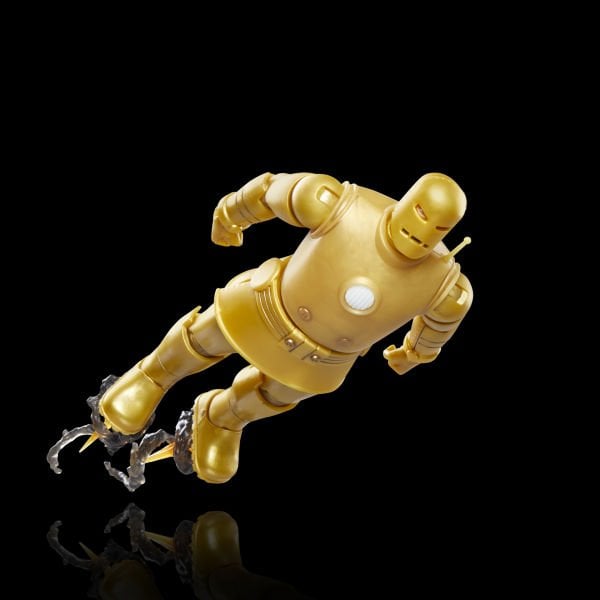 Marvel Legends Iron Man (Model 01 - Gold) Retro Comics Aksiyon Figürü