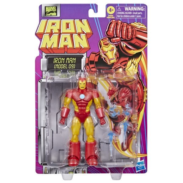 Marvel Legends Iron Man (Model 09) Retro Comics Aksiyon Figürü