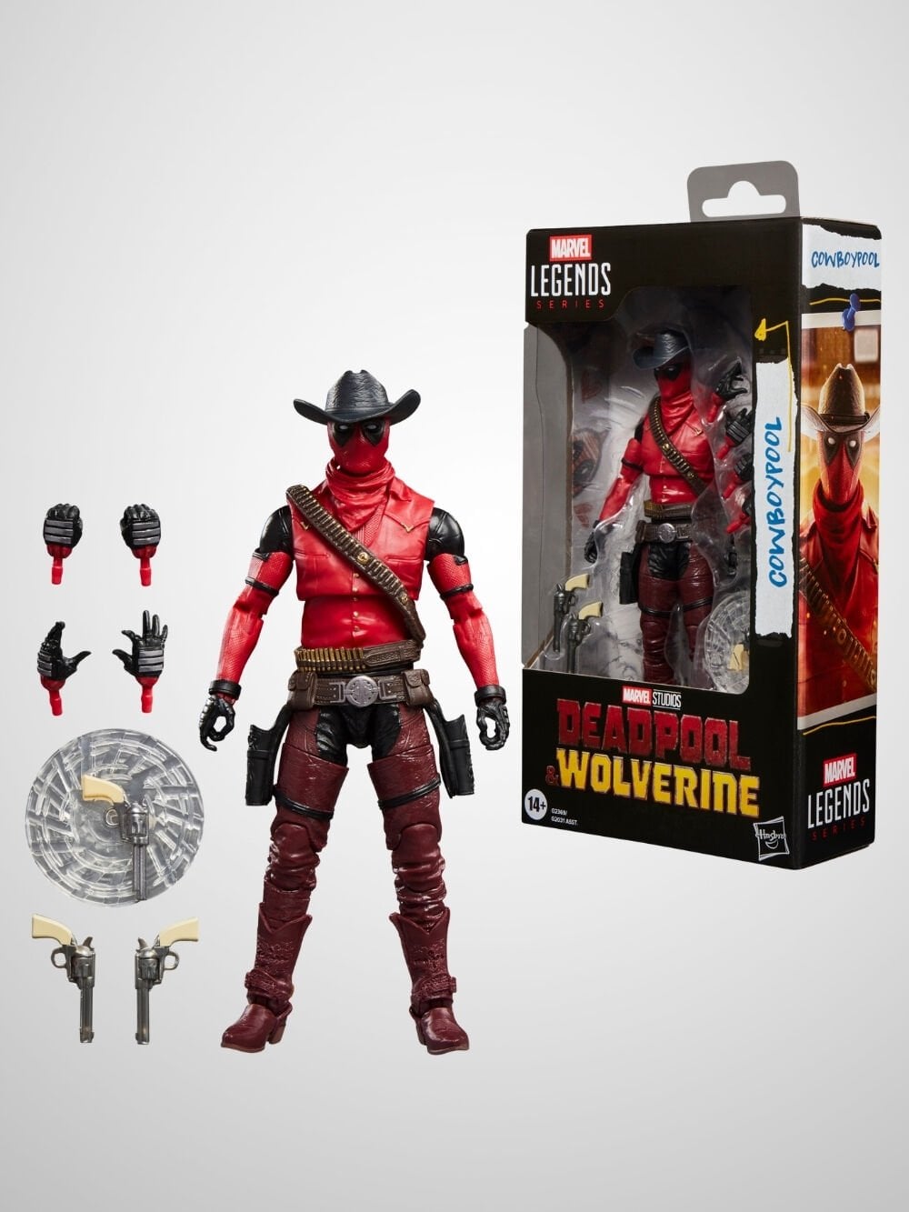 Marvel Legends Cowboypool, Deadpool & Wolverine Aksiyon Figürü