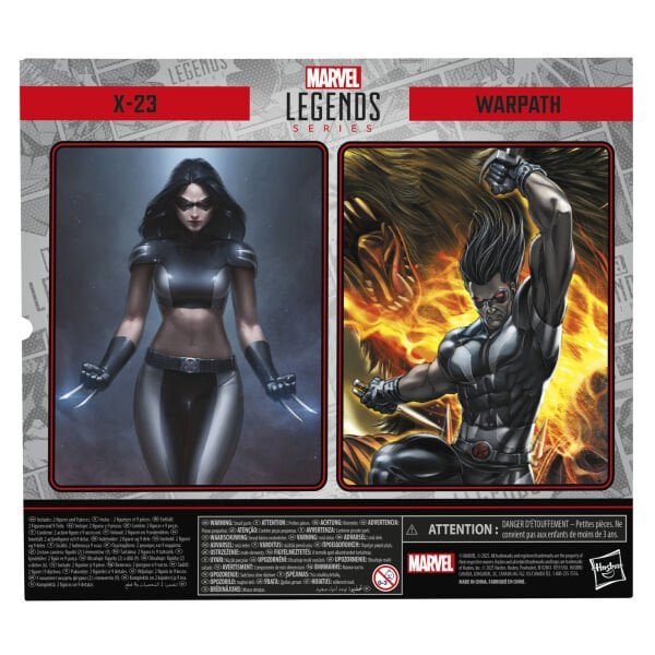 Marvel Legends X-Force X-23 & Warpath, Marvel Comics İkili Aksiyon Figürü
