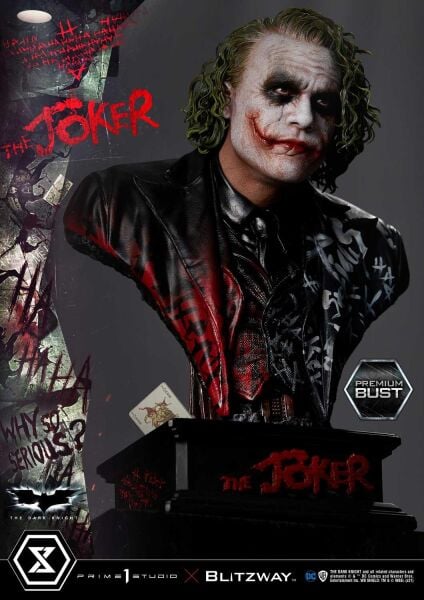 The Dark Knight - The Joker 1/3 Scale Limited Edition Premium Büst