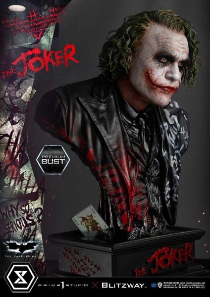 The Dark Knight - The Joker 1/3 Scale Limited Edition Premium Büst