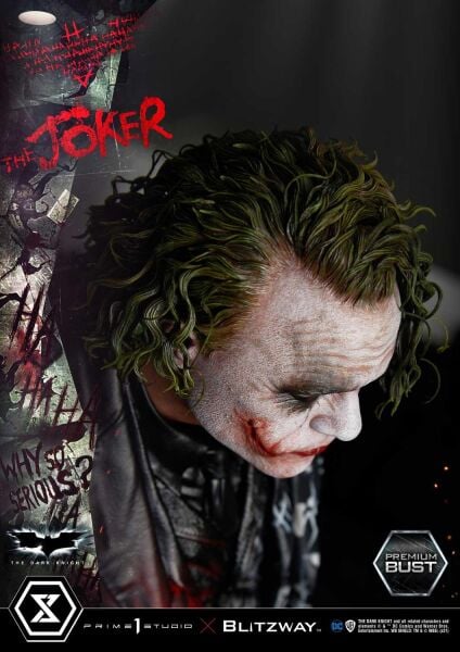 The Dark Knight - The Joker 1/3 Scale Limited Edition Premium Büst