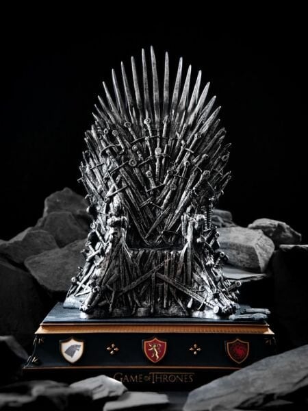 Game of Thrones - Iron Throne Single Bookend (Kitap Desteği)