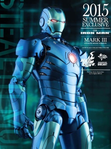 Iron Man Mark III (Stealth Mode Version) 1/6 Scale Diecast Koleksiyon Figürü