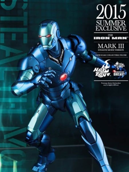 Iron Man Mark III (Stealth Mode Version) 1/6 Scale Diecast Koleksiyon Figürü