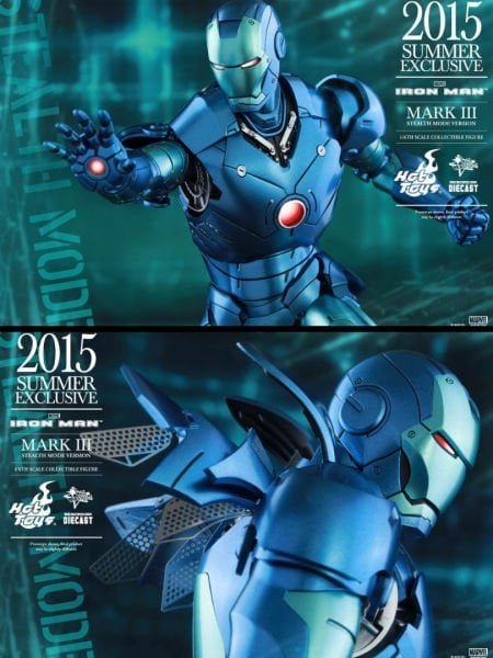 Iron Man Mark III (Stealth Mode Version) 1/6 Scale Diecast Koleksiyon Figürü