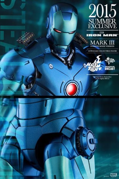 Iron Man Mark III (Stealth Mode Version) 1/6 Scale Diecast Koleksiyon Figürü