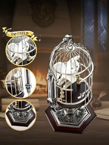 Harry Potter - Miniature Hedwig and Cage Heykel