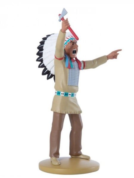 Tintin - The Great American Indian Chief Heykel