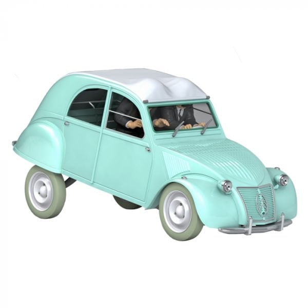 Tintin - The Thompson's 2 CV (La 2CV des Dupont) 1/24 Scale Diecast Model Araç (No.8)