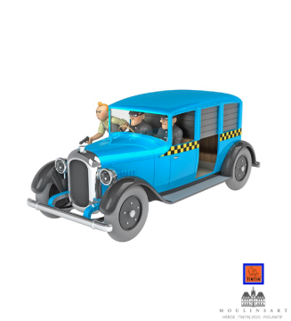 Tintin - Chicago Taxi 1/24 Scale Diecast Model Araç (No.7)