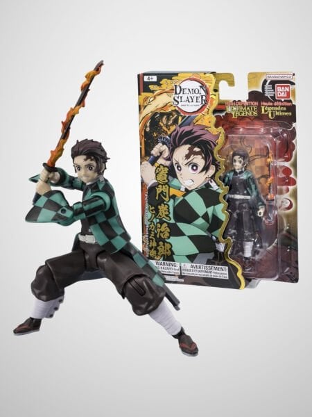 Demon Slayer: Kimetsu no Yaiba - Ultimate Legends HD Tanjiro Kamado (Hinokami Kagura) Anime Aksiyon Figürü
