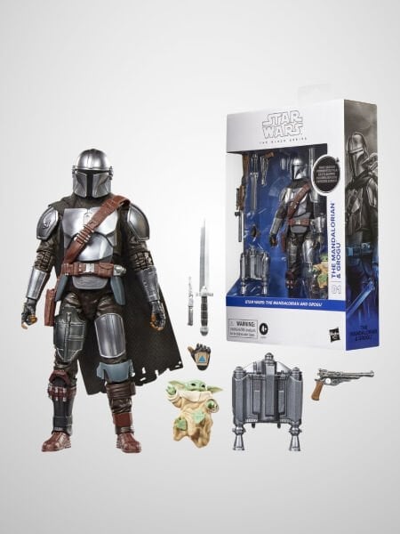Star Wars Black Series The Mandalorian & Grogu Deluxe, Star Wars: The Mandalorian & Grogu Aksiyon Figür Seti