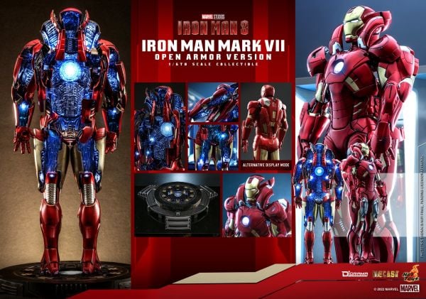Iron Man 3 - Iron Man Mark VII (Open Armor Version) 1/6 Scale Diaroma Figürü