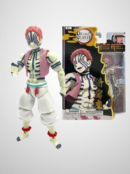 Demon Slayer: Kimetsu no Yaiba - Akaza Ultimate Legends HD Anime Aksiyon Figürü