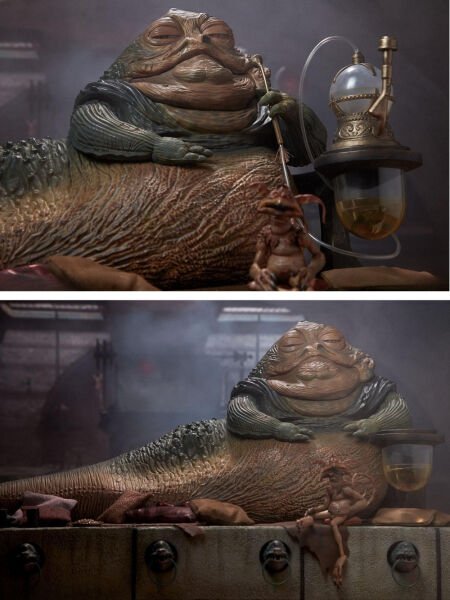 Star Wars:  Return of the Jedi - Jabba the Hutt and Throne Deluxe 1/6 Scale Koleksiyon Figür Seti
