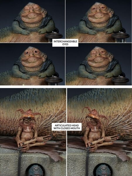 Star Wars:  Return of the Jedi - Jabba the Hutt and Throne Deluxe 1/6 Scale Koleksiyon Figür Seti