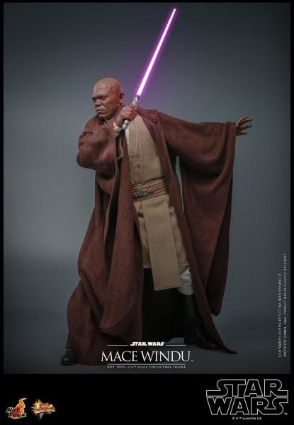 Star Wars: Attack of the Clones - Mace Windu 1/6 Scale Koleksiyon Figürü