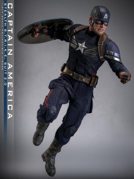 Captain America: The Winter Soldier - Captain America (Stealth S.T.R.I.K.E. Suit) 2.0 1/6 Scale Koleksiyon Figürü