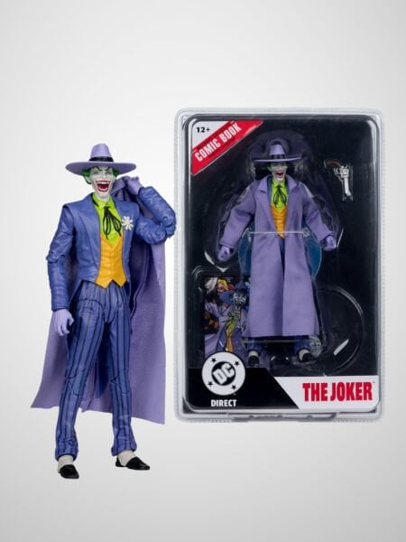 DC Comics - The Joker (Crisis on Infinite Earths) Aksiyon Figürü, Özel Çizgi Roman Dahil
