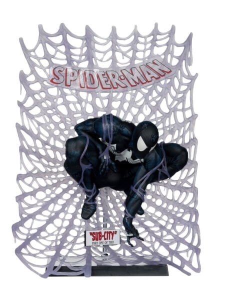 Marvel Comics - Spider-Man Black Suit (Spider-Man#1) Platinum Edition 1/6 Scale Heykel , Özel Çizgi Roman Dahil