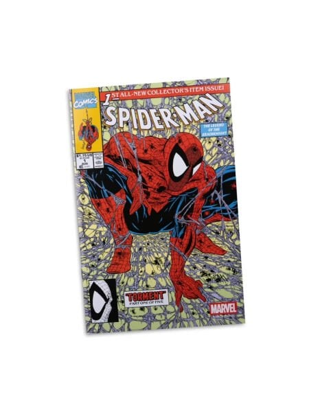 Marvel Comics - Spider-Man Black Suit (Spider-Man#1) Platinum Edition 1/6 Scale Heykel , Özel Çizgi Roman Dahil