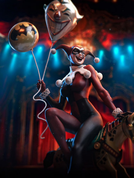 DC Comics - Harley Quinn Unleashed 1/10 Art Scale Limited Edition Heykel